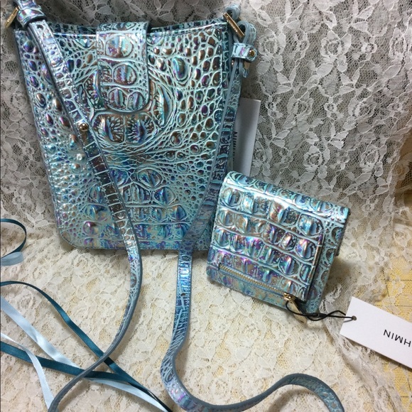 $FIRM$ - NO OFFERS NWT $FIRM$ BRAHMIN WONDERLAND CROSSBODY & WALLET - Picture 2 of 10